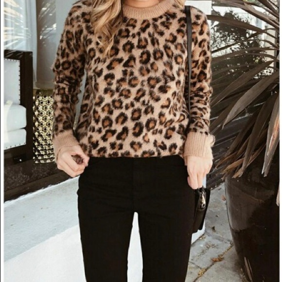 Francesca's Collections Sweaters - 💛Leopard Print Sweater